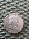 1952-D Benjamin Franklin Silver Half Dollar 90% Silver