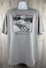 Vintage Y2K Disney Winnie The Pooh Wondering The Day Away T-Shirt XL 23 x29