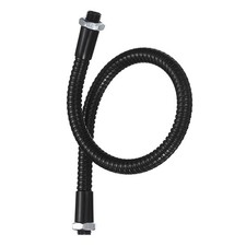 11.8" Universal Gooseneck Hose, 1pcs M8 Fine Thread Black 8mm