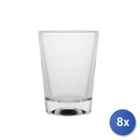 8X Packung Borgonovo 3 GläSer Aus Glas Vienna Cl 13,5 Transparente