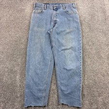 Vintage Levi's 560 Jeans Mens 36x30 Blue Light Wash Loose Fit Tapered Leg