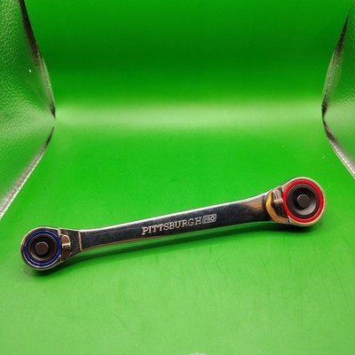 Pittsburgh Pro 1/4 in. and 3/8 in. Dual Head Ratchet