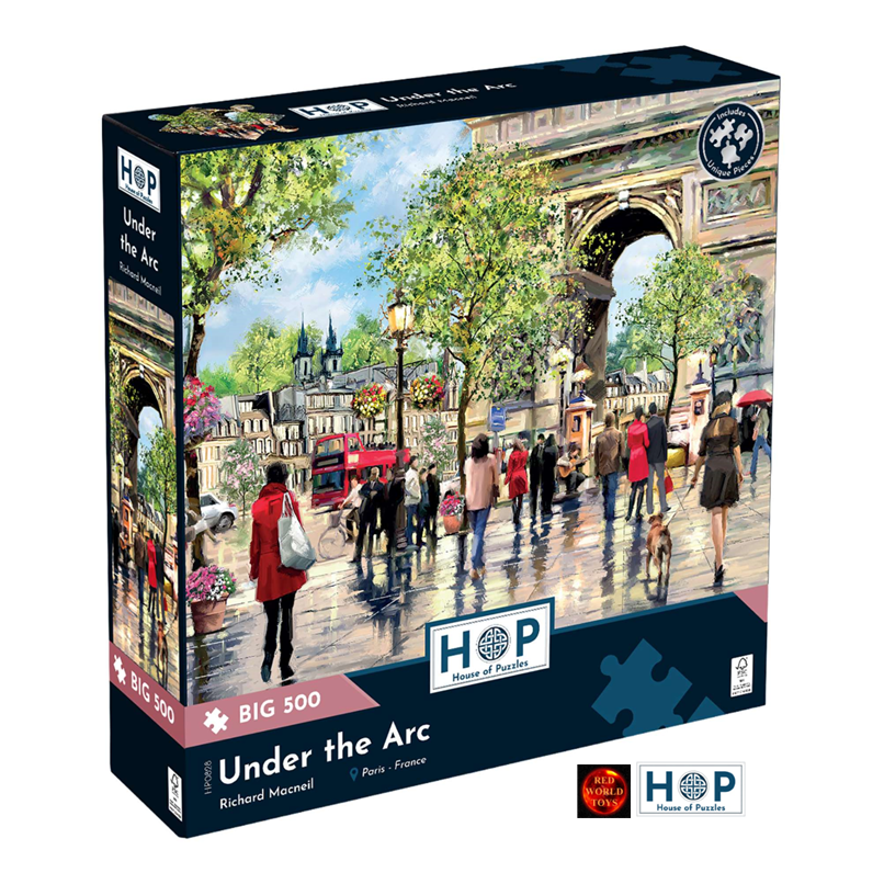 The House of Puzzles Under the Arc London 500 Piece Jigsaw Puzzle - Extra Large - Image 3