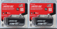 2 PACK Genuine 8.0Ah 18v Battery for Makita Power Tool BL1860 BL1860B BL1850