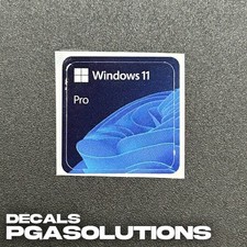 1x Windows 11 Pro Desktop / Laptop Sticker Label 0.86" x 0.86"