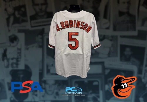 Brooks Robinson Signed Auto Baseball Baltimore Orioles Jersey PSA/DNA COA JK9