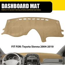 NEW Beige Sunshade Inner Dash Mat For 2004-2010 Toyota Sienna Dashboard Cover US
