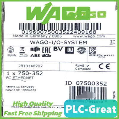 1PC WAGO 750-352 EXPEDITED SHIPPING #V5PLC Top-Seller