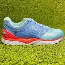 Karhu Fast 7 MRE Womens Size 9 Silver Lake Blue Red Running Shoes Sneakers