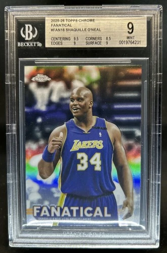2025 Topps Chrome Shaquille O'Neal Base (RAW)