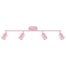 Track Lighting Fixture Ceiling, 4-Light LED Track Lights Kit, Modern Ceiling ...