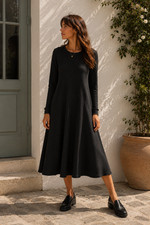 Verbena Graphite Stoned Dress - Yogini