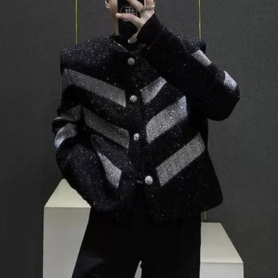 ジャケット・アウター Andequal glitter tweed jacket s-l400.jpg