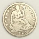 1876-CC Seated Liberty Half Dollar Silver Carson City Great Album Coin