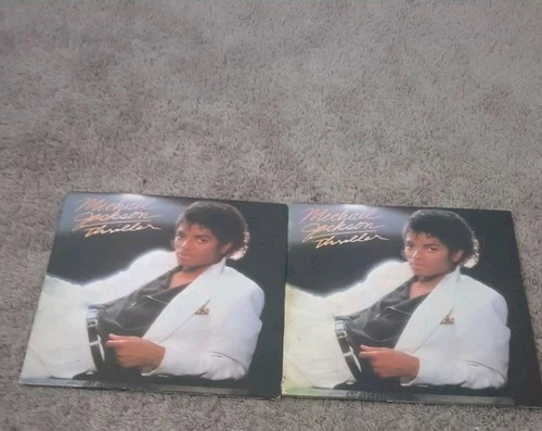 Michael Jackson - Thriller LP Vinyl Album QE 38112 Epic 1982 Original 2pc Set