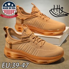 Men's Fashionable Sports Shoes Lightweight Non Slip Mesh Breathable Tennis Shoes