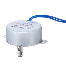 TYC-50 Small Synchronous Motor 100-127V AC 30-36RPM Shaft CW/CCW 4W, 0.8kgf.cm