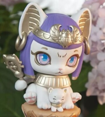 AARU GARDEN x TOY2COMIC Series 1 Egyptian Series BASTET White Variant NEW **READ