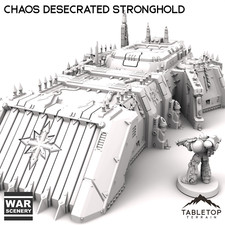 Chaos Desecrated Stronghold - Fantasy Grimdark Demon Terrain