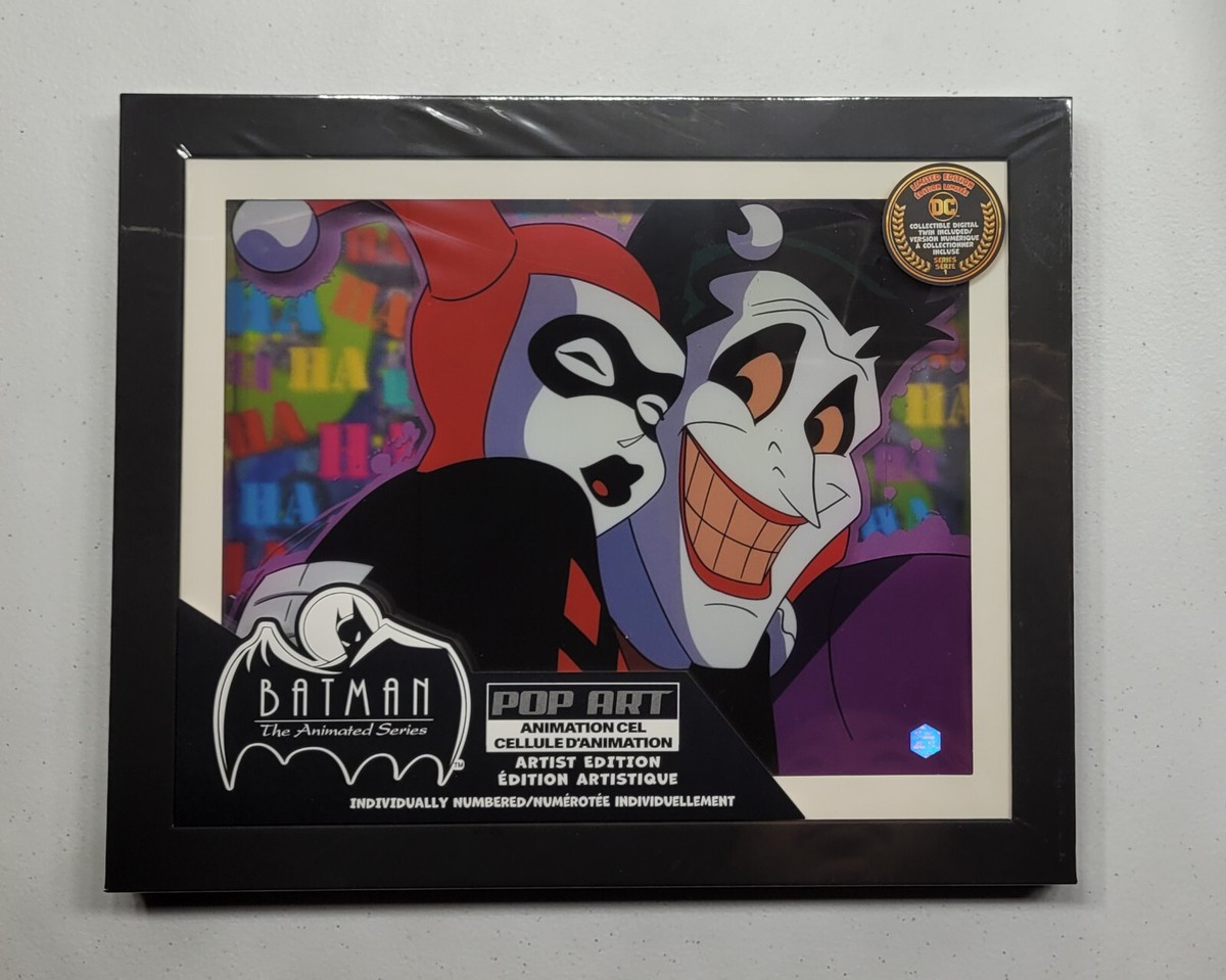 Batman Animation Cel Pop Art Harlequinade #1106 Joker Harley Quinn