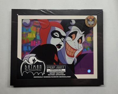 Batman Animation Cel Pop Art Set Harlequinade Catwoman Joker 