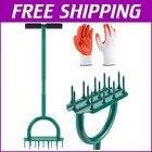 Heavy-Duty Lawn Aerator with Non-Clogging Spikes - Perfect for Healthy Gardens