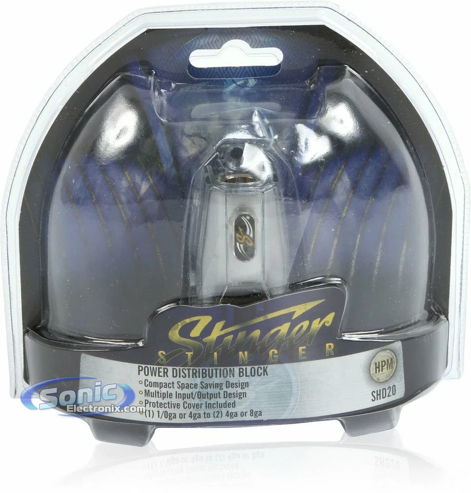 SHD20 Stinger SHD20 HPM Series Power or Ground Distribution Block Satin Chrome - Image 3 of 3