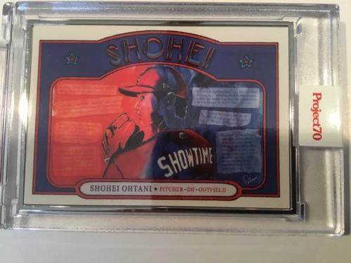 2021 Topps Project 70 Shohei Ohtani Artist Proof 04/51 Card 362 by Brittney Palm