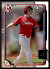 2015 Bowman Draft #18 Greg Pickett Phillies 1st Bowman Prospect RC