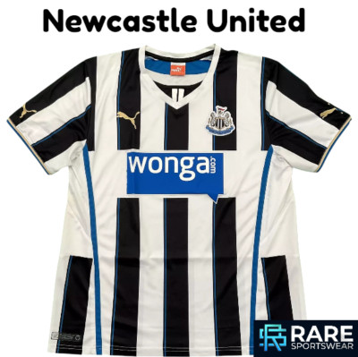 Newcastle UTD 2015-16 HEIM FUSSBALLTRIKOT LARGE ERWACHSENE (V GUT) PUMA CODE 743470