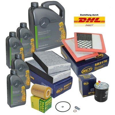 Filterpaket M-Klasse W164 R-Klasse W251 280CDI 320CDI mit 9L ORIGINAL MB 229.51 