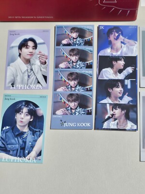 BTS 2017 Season's Greetings No Photo Card + JK Goods / Good