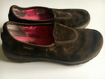 skechers go walk brown