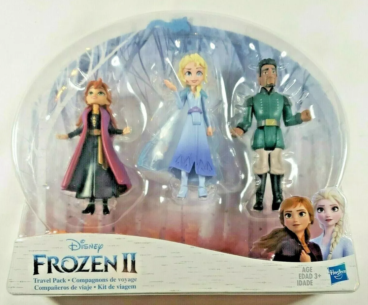  Disney Frozen Anna, Elsa, & Mattias Small Dolls 3 Pack Inspired  by The Frozen 2 Movie : Toys & Games