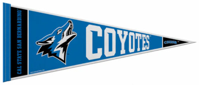 Cal State San Bernardino CSUSB COYOTES Official NCAA Team 12x30 Felt ...