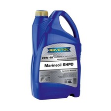 RAVENOL Olio Marino Diesel SHPD 25W-40 Sintetico 4 L