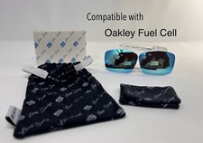 Lens Swap Replacement Lenses For Oakley FUEL CELL OO9096 BLUE ICE Polarized