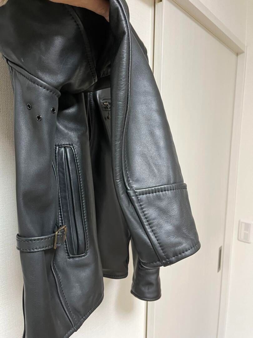 AERO LEATHER EDIFICE Half belt Leather Jacket Horsehide men AERO LEATHER EDIFICE Half belt Leather Jacket Horsehide men