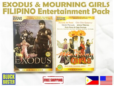 EXODUS Bong Revilla & The MOURNING GIRLS Assunta de Rossi FILIPINO Eng DVD Pack 
