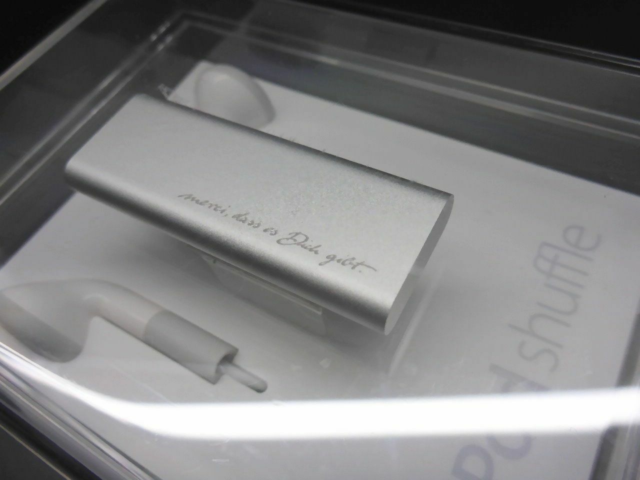 Thumbnail - Apple Ipod Werbeshuffle 3g Merci, Dass Es Dich Gibt 2gb Ovp Silber