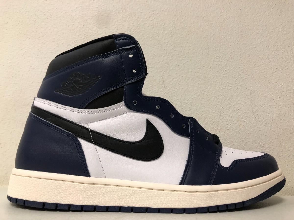 Nike Air Jordan 1 Retro High OG Midnight Navy Black White DZ5485