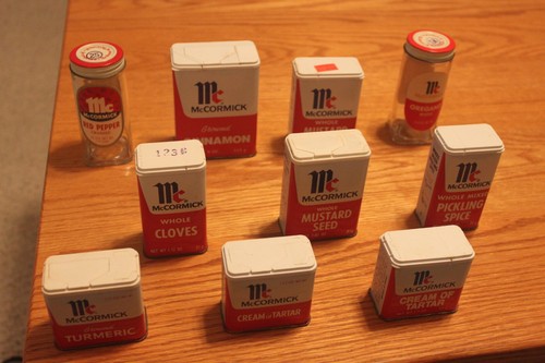 10 total - mccormick spice lot - tin / bottle - Various - Empty - Various | eBay