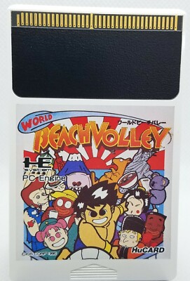 World Beach Volley (PC Engine, 1990) NTSC-J HuCard Only TESTED WORKING US SELLER