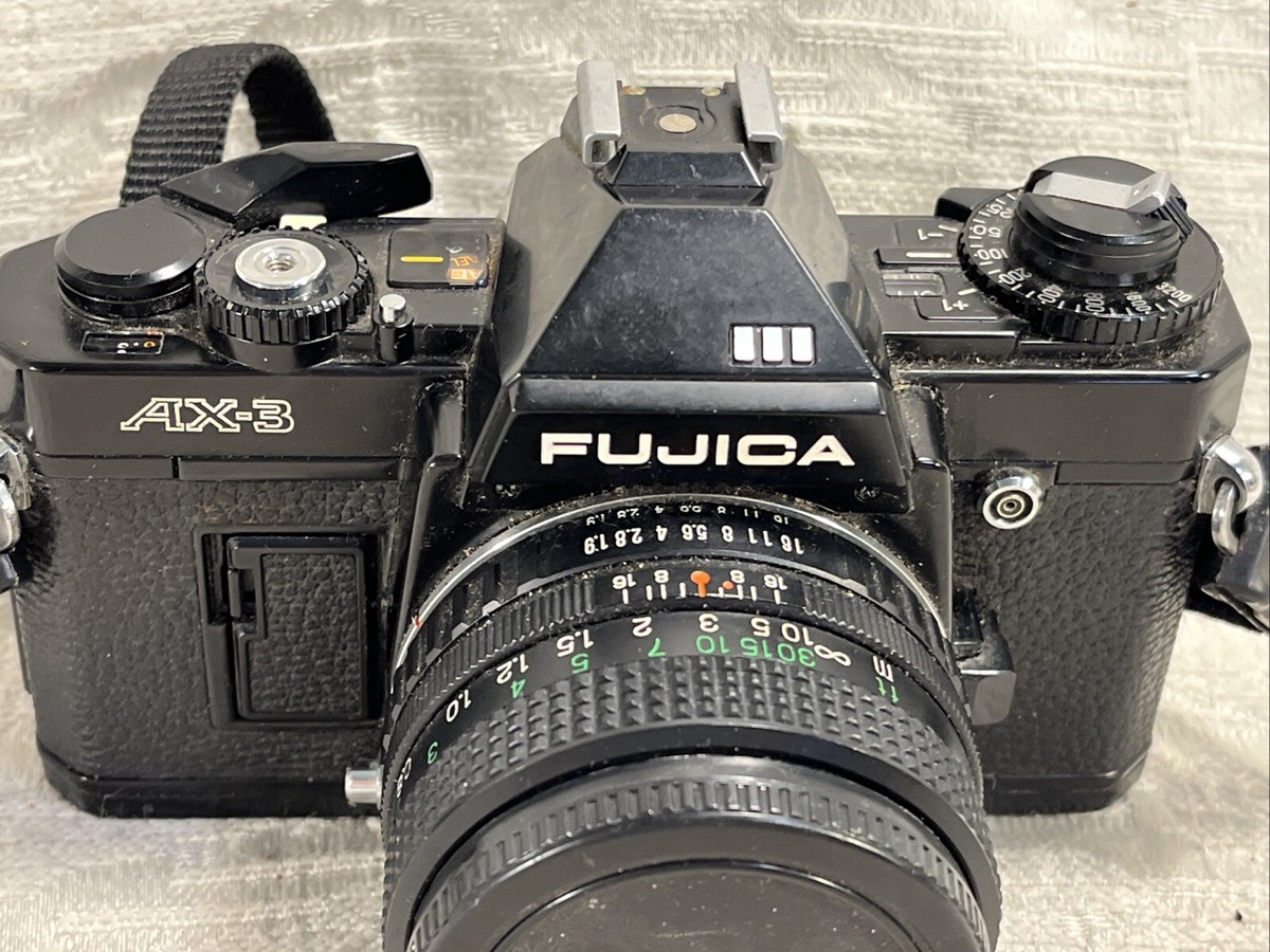 Fujifilm Fujica AX 3 35mm SLR Film Camera with 50 mm Lens Not