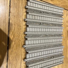 tomy trackmaster brown beige track straights x 6. thomas the tank engine train