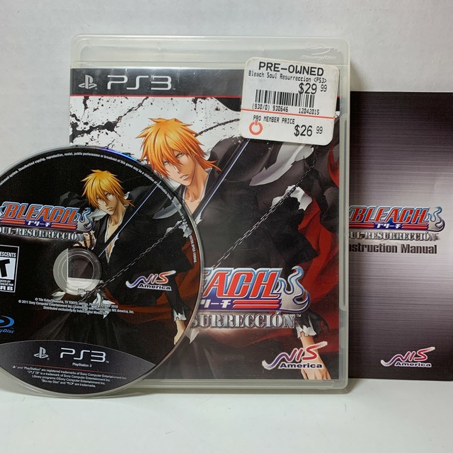 Bleach Soul Resurrección (Sony PlayStation 3, 2011) for sale online eBay