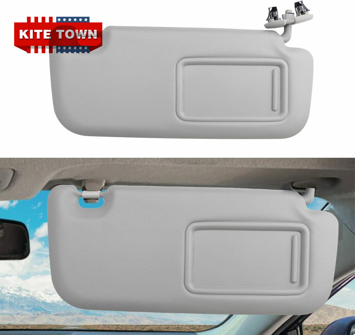 Akozon Porte-Lunettes Voiture Magnétique Universel En Similicuir PU - 10