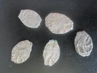 Russia ,1700, Silver Wire Money of Peter The Great ,Scales, lot of 5 coins.