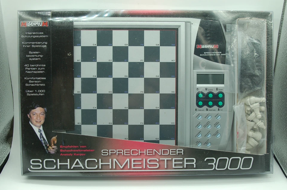 Millennium Sprechender Schachmeister 3000 Schachcomputer - Bild 2 von 2