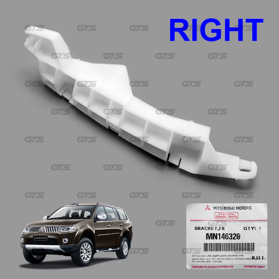 Soporte de parachoques delantero derecho para Mitsubishi Pajero Montero Sport SUV 2010 2015 Foto 2 de 4